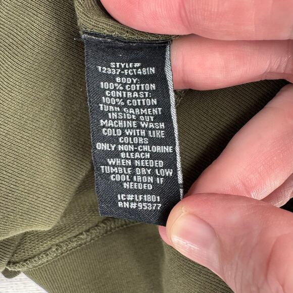 Sanctuary Camouflage Oversized Boxy Sweatshirt Womens Large Green Camo - Picture 9 of 13